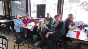 group picture pizza with Arde