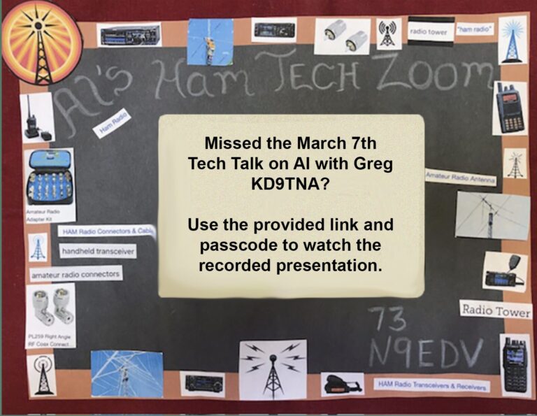 info to view the recording of Tech Talk on AI