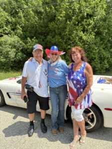 Damian, Connie and Cynthia on the 4th
