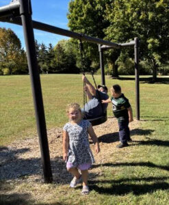 Sept 25 Derek and kids playing at DCARC and GMN Picnic